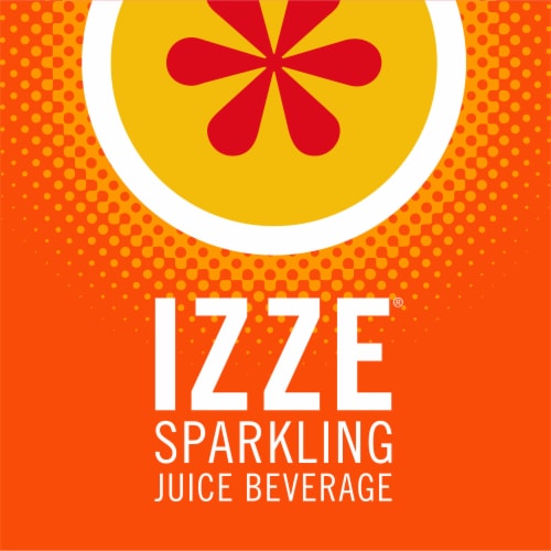 Izze® Mango Flavored Sparkling Juice Beverage Perspective: top