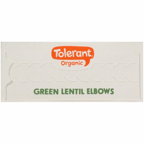 Tolerant Food Organic Green Lentil Pasta Simply Legumes™ Gluten Free Elbow Macaroni Perspective: top