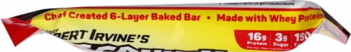 Robert Irvine's Fit Crunch® Chocolate Peanut Butter Whey Protein Bars Perspective: top