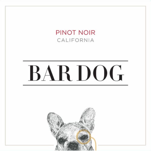 Bar Dog Pinot Noir California Red Wine Perspective: top