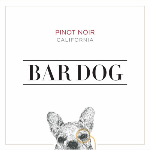 Bar Dog Pinot Noir California Red Wine Perspective: top