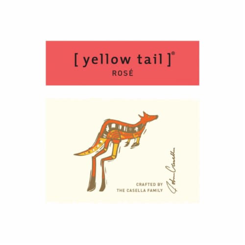 Yellow Tail Australia Rose Wine Perspective: top