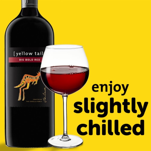 Yellow Tail Big Bold Red Australia Perspective: top