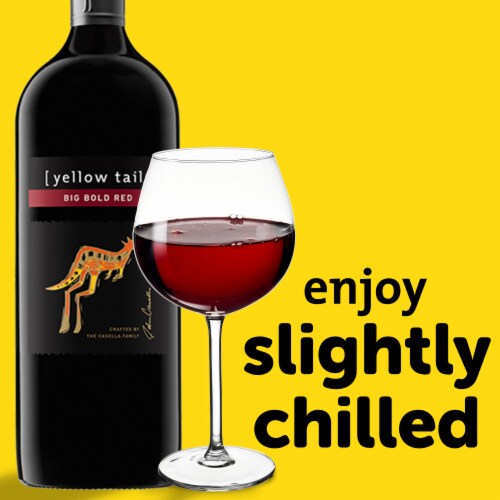 Yellow Tail Big Bold Red Australia Perspective: top