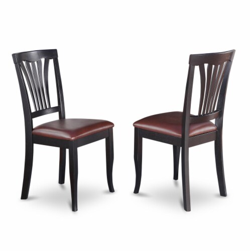 NAAN5-WHI-W 5 PcKitchen nook Dining set - Dining Table and 4 Kitchen Chairs Perspective: top