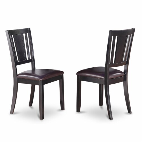 NIDO5-WHI-W 5 Pc Dining room set - Dinette Table and 4 Kitchen Dining Chairs Perspective: top