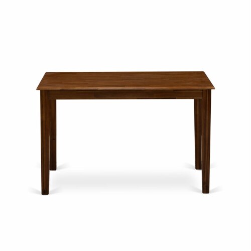 East West Furniture Yarmouth Rectangular Wood Dining Table in Natural Perspective: top
