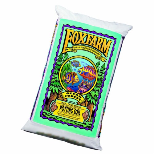 Foxfarm FX14053 Ocean Forest Organic Garden Potting Soil Mix 12 Quarts (3 Pack) Perspective: top
