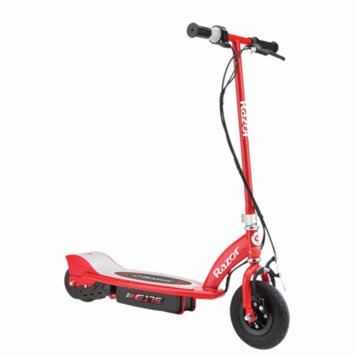 Razor E175 Kid Ride On 24V Motorized Electric Powered Scooters, 1 Pink & 1 Red Perspective: top