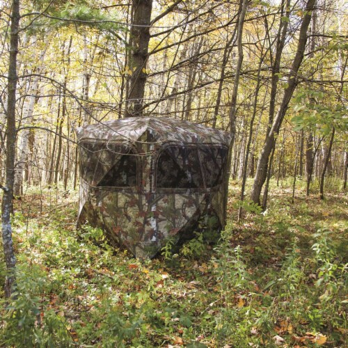 Barronett Grounder 350 Bloodtrail Camo Pop Up Ground Hunting Blind (2 Pack) Perspective: top