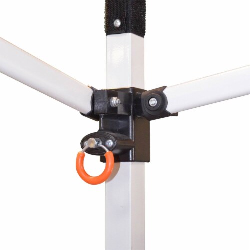 Caravan Canopy Pro 2 10 x 10 Foot Straight Leg Instant Canopy, White (4 Pack) Perspective: top