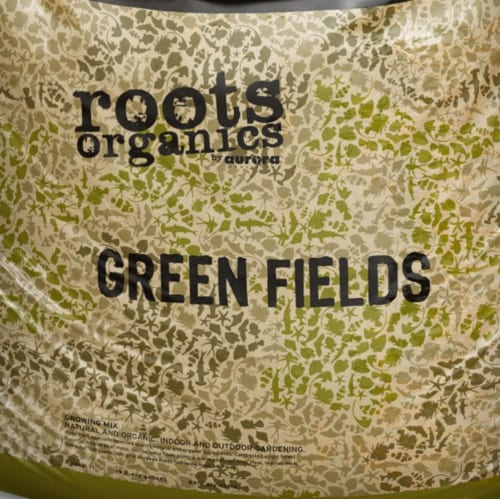 Roots Organics ROGF Green Fields Hydroponic Garden Potting Soil, 10 Gal, 4 Pack Perspective: top