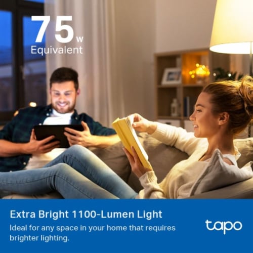 TP-Link Tapo Wi-Fi Smart LED Bulb (2-Pack) - Multicolor Perspective: top