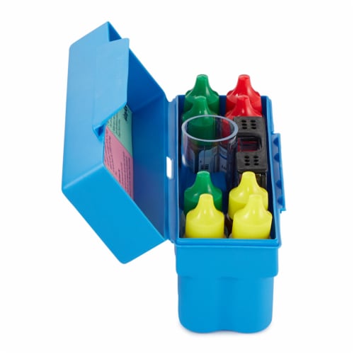 Taylor K-1004 Safety Plus Swimming Pool Chlorine Bromine pH Alkalinity Test Kit Perspective: top