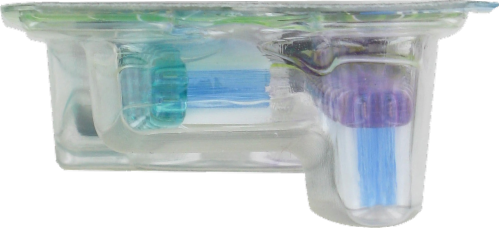 Reach® Crystal Clean Firm Toothbrushes Twin Pack Perspective: top