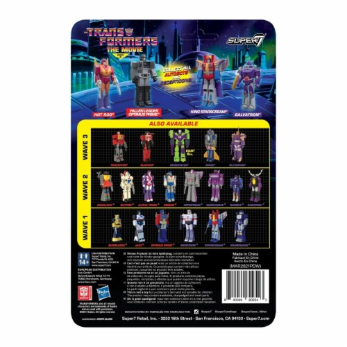 Super 7 Transformers The Movie King Starscream - ReAction Figure Super 7 Transformers The Movie King Starscream - ReAction Figure