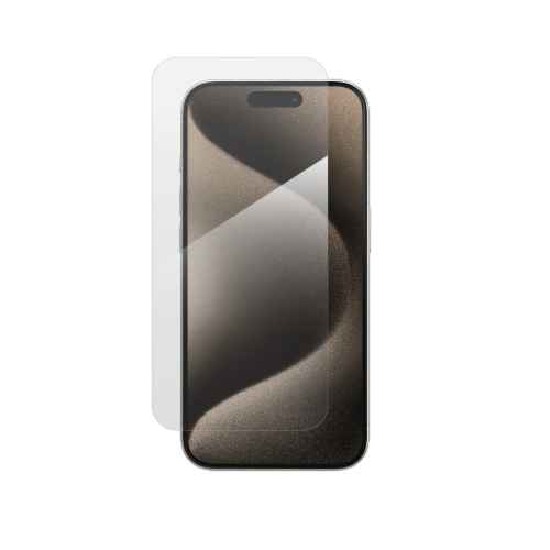 Invisibleshield® Glass Elite iPhone 15 Pro Screen Protector Perspective: top