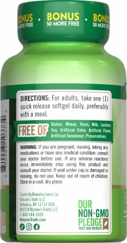 Nature's Truth Vit D3 2,000 IU (50 mcg) 250+50 SG Perspective: top