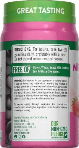 Nature’s Truth Women's Multi +Collagen 70 Gummies Perspective: top