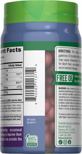 Nature's Truth Extra Strength Melatonin 10 mg Gummies Perspective: top