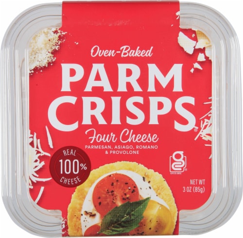 ParmCrisps® Gluten Free Oven-Baked Four Cheese Snacks Perspective: top