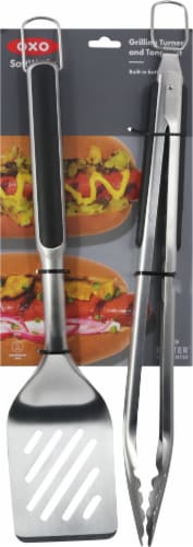 OXO Softworks® Grilling Turner & Tong Set Perspective: top