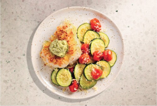 Home Chef® Oven Kit Basil Parmesan Chicken Perspective: top
