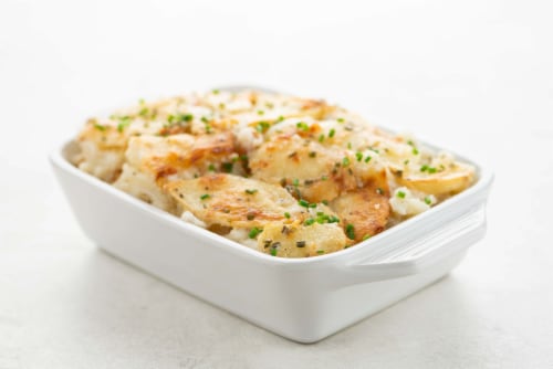 Home Chef Heat & Serve Scalloped Potatoes Perspective: top