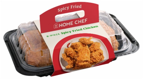 Home Chef Spicy Fried Chicken Perspective: top