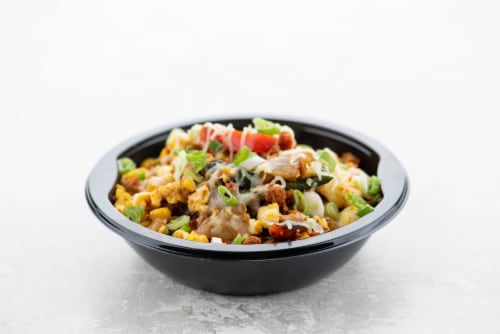 Home Chef Heat & Eat Huevos Rancheros Egg Scramble Perspective: top