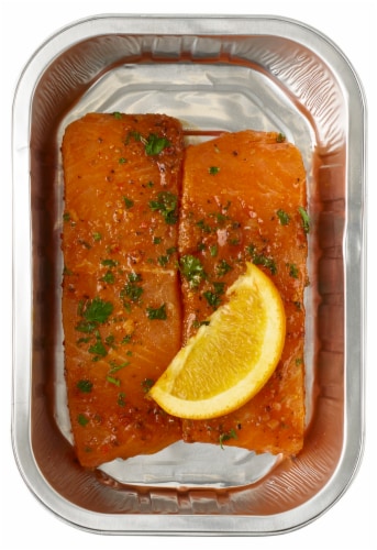 Home Chef Sweet Chili Salmon Perspective: top