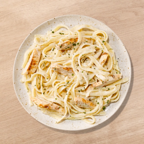 Home Chef Chicken Fettuccine Alfredo Perspective: top