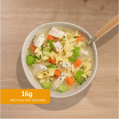 Home Chef Chicken Noodle Soup Perspective: top