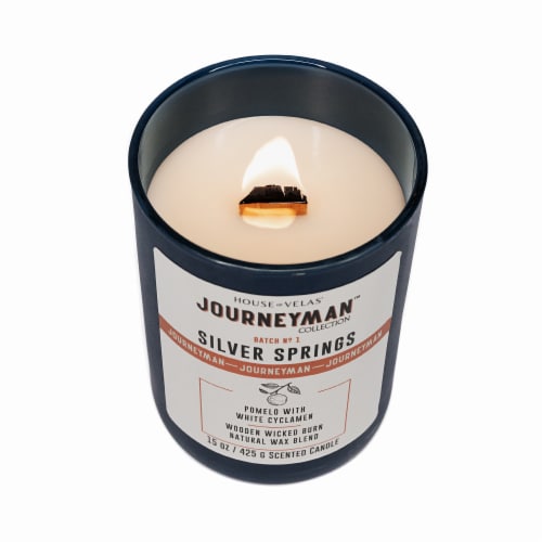 House of Velas® Jar Candle Silver Springs Perspective: top