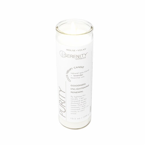 House of Velas Jar Candle Purity Perspective: top