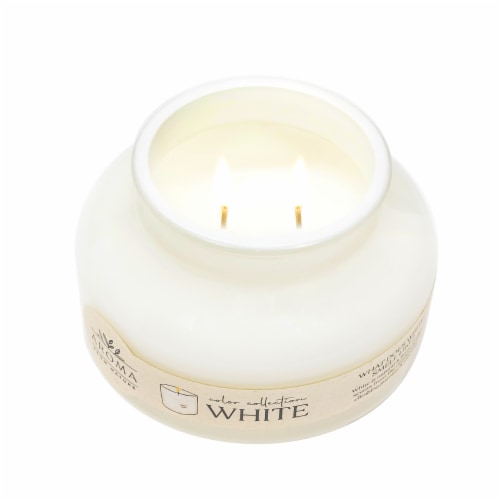 Aroma From Nature House of Velas Jar Candle White Perspective: top