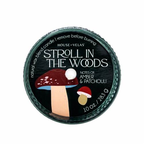 House of Velas Harvest Jar Candle Stroll in the Woods Perspective: top
