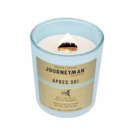 House of Velas Christmas Jar Candle Apres Ski Perspective: top