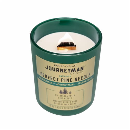House of Velas Christmas Jar Candle Perfect Pine Needle Perspective: top