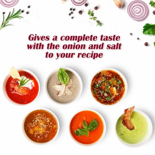 Himalayan Chef Roasted Onion & Red Crushed Pepper With Pink Salt Grinder | 3.53 Oz – 6 Packs Perspective: top