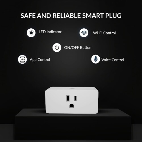 WI-FI Socket Voice Control Plug, Smart Home WiFi Outlet Compatible with  Alexa, 2 - Fred Meyer