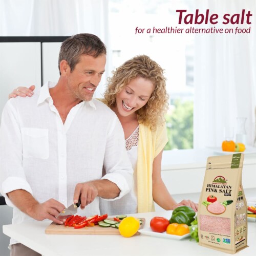 Himalayan Chef Pink Himalayan Salt - Nutrient and Mineral Dense for Health - Gourmet Pure Cry Perspective: top