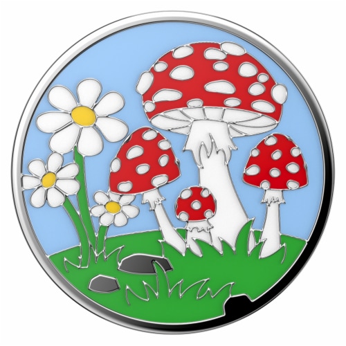 Popsockets - Popgrip Premium - Enamel Fun Guy Perspective: top