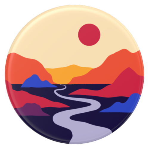 PopSockets PopGrip - Desert Dreams Perspective: top