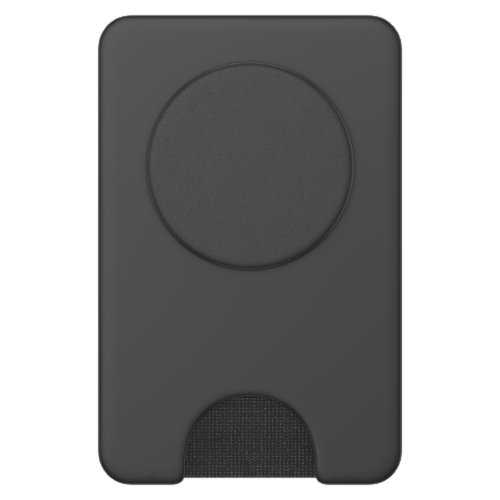PopSockets PopWallet Plus for Apple MagSafe - Black Perspective: top