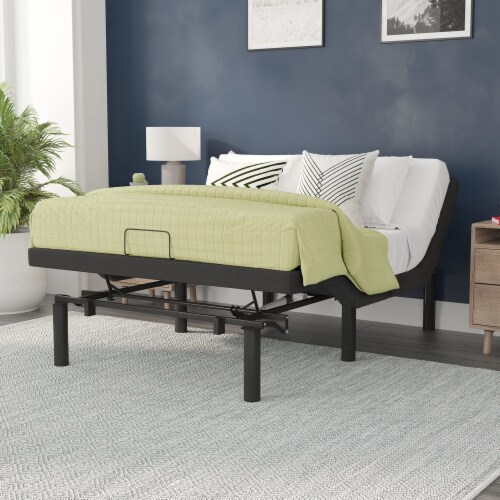 Upholstered bed for adjustable base online