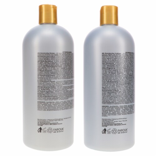 CHI Keratin Reconstructing Shampoo 32 oz & Keratin Reconstructing Conditioner 32 oz Combo Pac Perspective: top