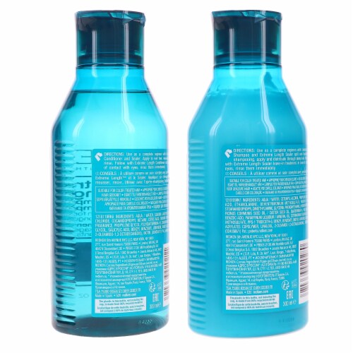 Redken Extreme Length Shampoo 10.1 oz & Extreme Length Conditioner 10.1 oz Combo Pack Perspective: top