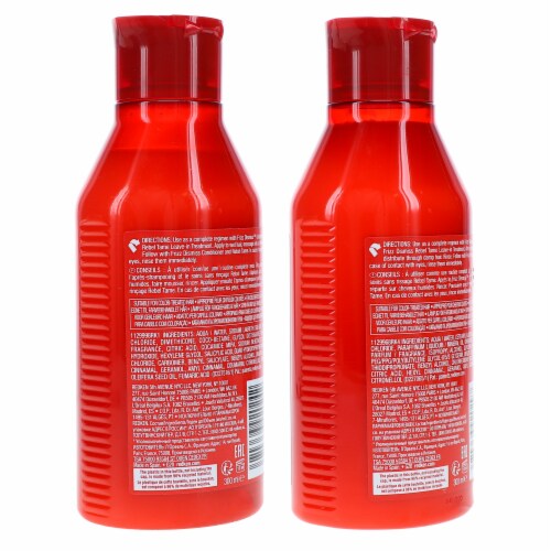 Redken Frizz Dismiss Shampoo 10.1 oz & Frizz Dismiss Conditioner 10.1 oz Combo Pack Perspective: top