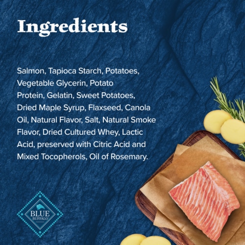 Blue Buffalo Wilderness Grain-Free Wild Bits Soft Dog Treats Salmon Perspective: top